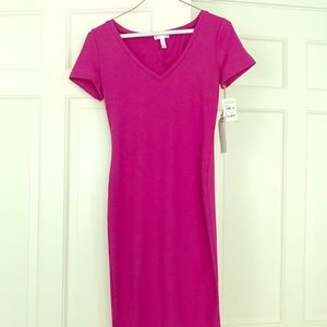 Leith Pink Short Sleeved Dress in XS New with Tags